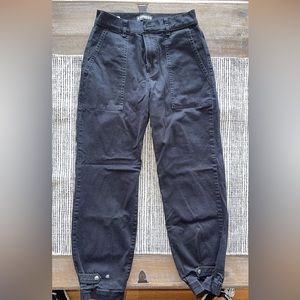 Express black cargo pants
